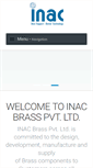Mobile Screenshot of inacbrass.com
